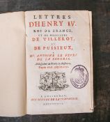 "Lettres D'henry IV. Roi de France, et de Messieurs De Villeroy, et De Puisieux",