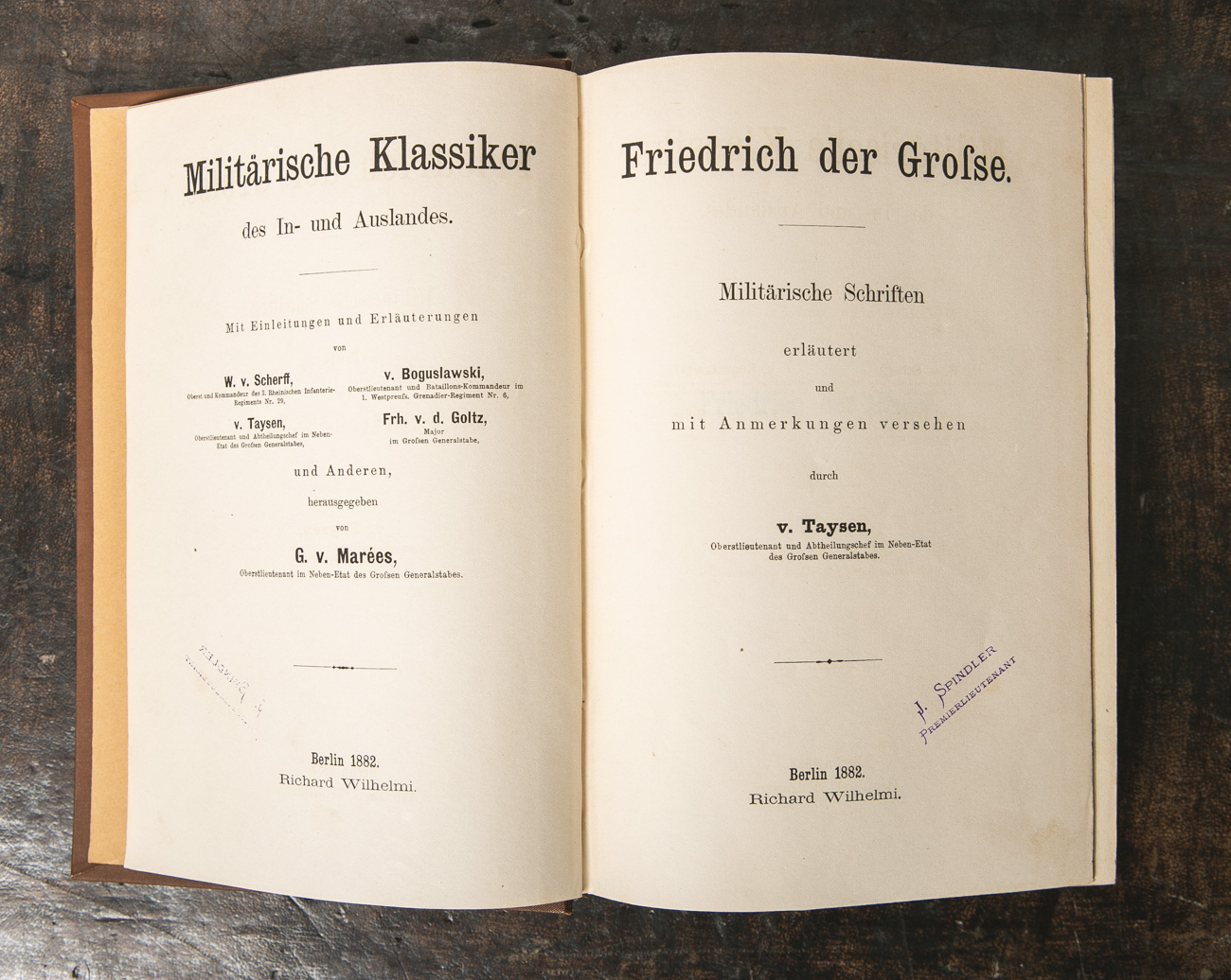 Marées, G. v. (Hrsg.), "Militärische Klassiker des In- und Auslandes: Friedrich der - Bild 2 aus 2