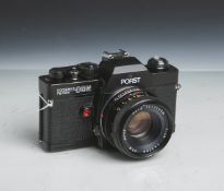 Porst-Fotokamera "compact reflex OCN" (Japan), Modellnr. 8013423, Objektiv Auto Revuenon,