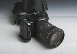 Minolta-Fotokamera "7000 AF" (Japan), Modellnr. AB-800, mit Minolta Data Back 70, Objektiv