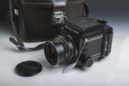 Mamiya- Filmkamera "RB 67-Pro S" (Japan), Nr. 563492, Objektiv Mamiya-Sekor C, 1:3,8/90