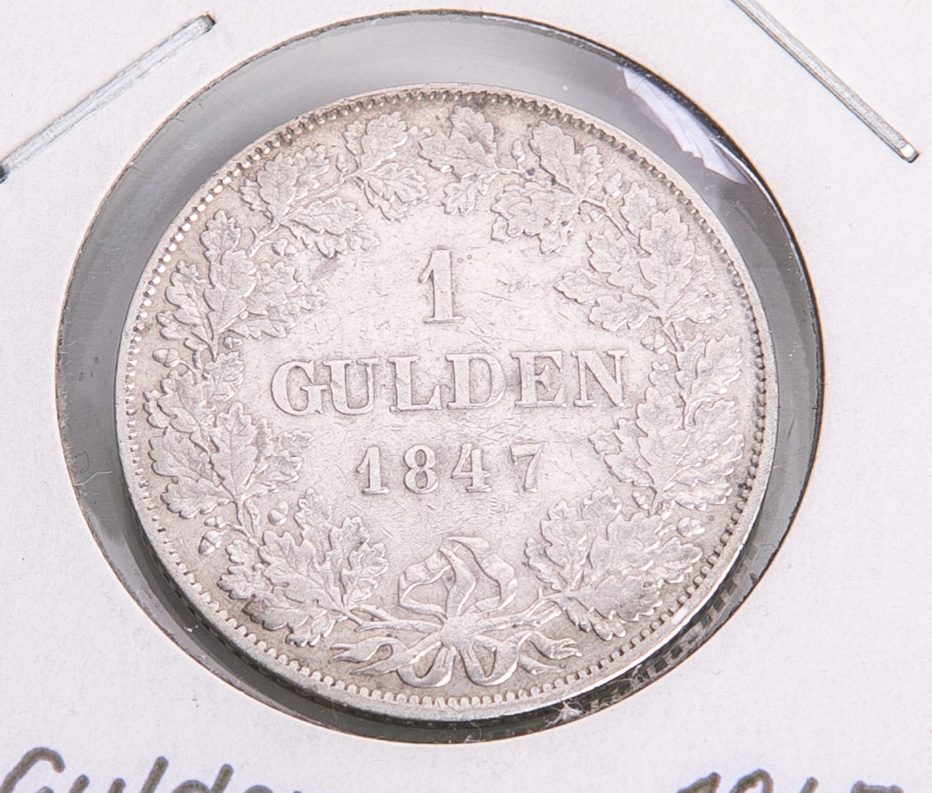 1 Gulden (1847), Ludwig II., Großherzog von Hessen, vz. - Image 2 of 2