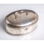 Zuckerdose aus Silber (aus der Zeit des Biedermeiers, um 1840), gestempelt: AM /
