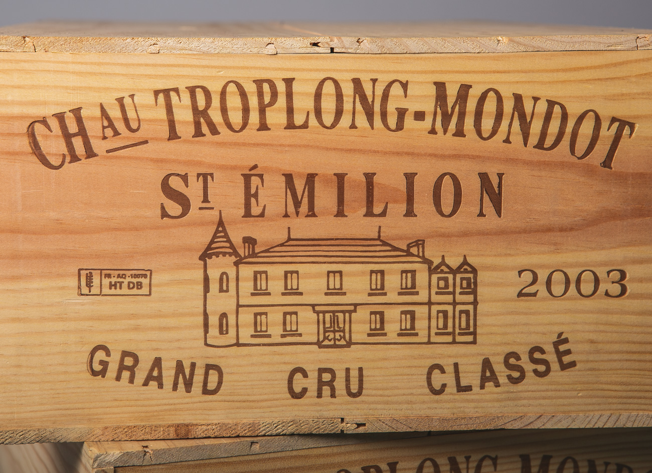 24 Flaschen von Chateau Toplong Mondot (2003), Grand Cru Classé, Rotwein, 2 Kisten à 12Flaschen,