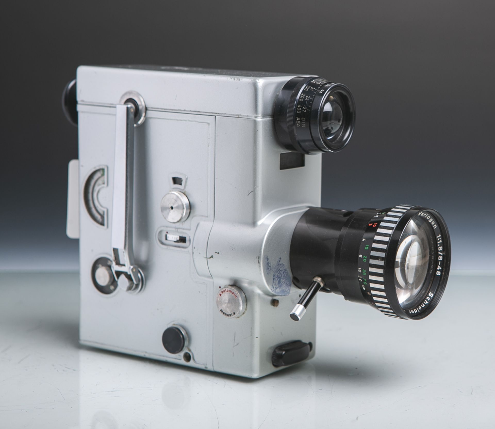 Filmkamera "Nizo FA3" von Braun AG (Bj. 1963 - 1965), Federwerk, Vollautomat,