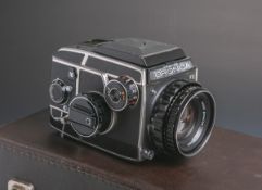 Filmkamera "Bronica EC-TL" von Zenza, Mittelformat 6x6, Objektiv "Zenzanon MC",