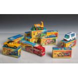 Konvolut von 10 versch. Matchbox-Autos, Mod. 6, 12, 15, 17, 21, 29, 44, 46, 68, 72 von 75,