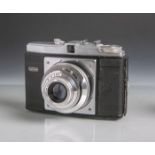 Dacora-Fotokamera "Digma" (Baujahr 1954-1959, Deutschland), 6x6 Achromat, ObjektivAnastigmat,