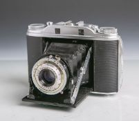 Agfa-Fotokamera "Agfa Isolette III" (1950er Jahre), Objektiv 1:4,5/85 mm.