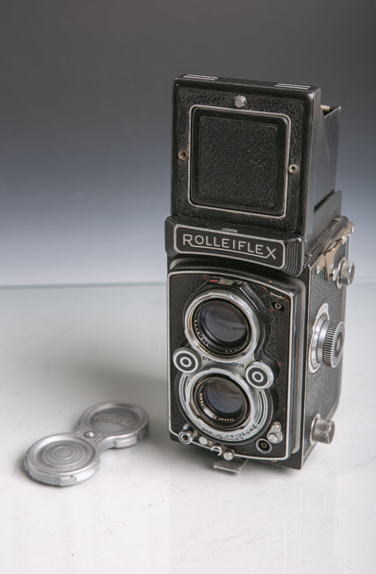Rolleiflex-Mittelformatkamera (Deutschland), Franke u. Heidecke Braunschweig, ObjektivZeiss-Opton
