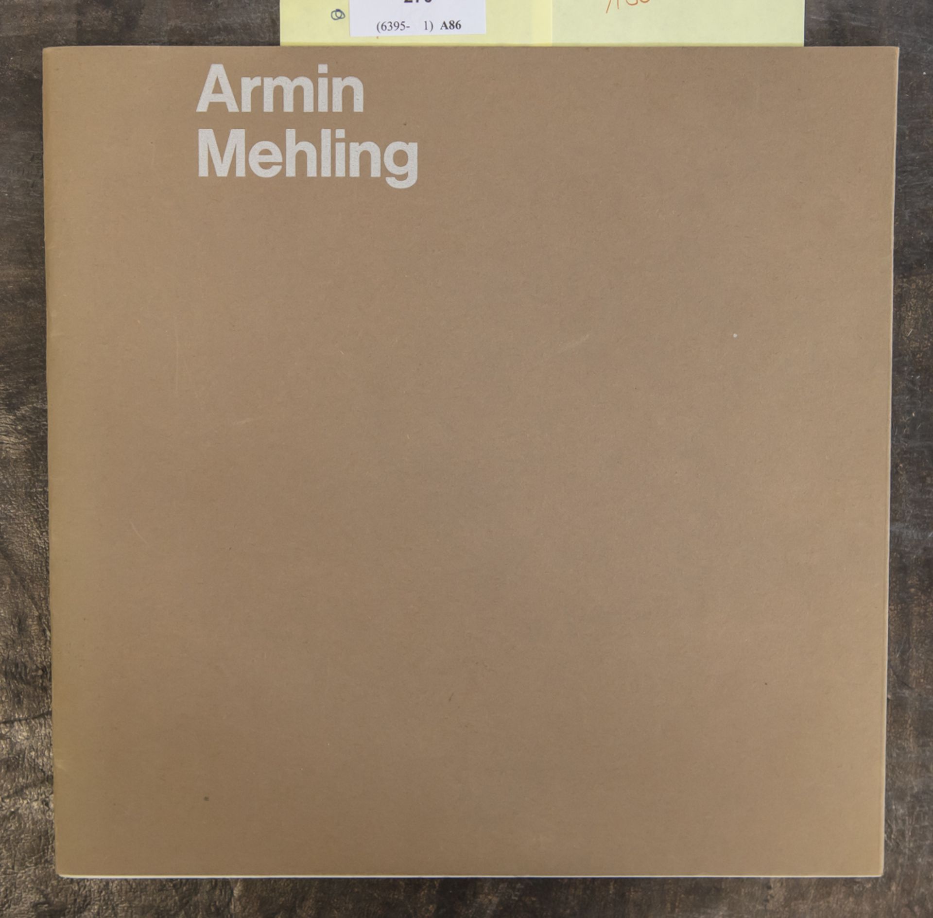 Mehling, Armin, Kunstgalerie Haudenschild & Laubscher Bern, mit persönlicher Widmung des