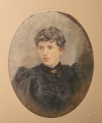 Lambert, G. (19./20. Jahrhundert), Portrait einer jungen Dame, Pastellfarben/Papier, re.u. sign.