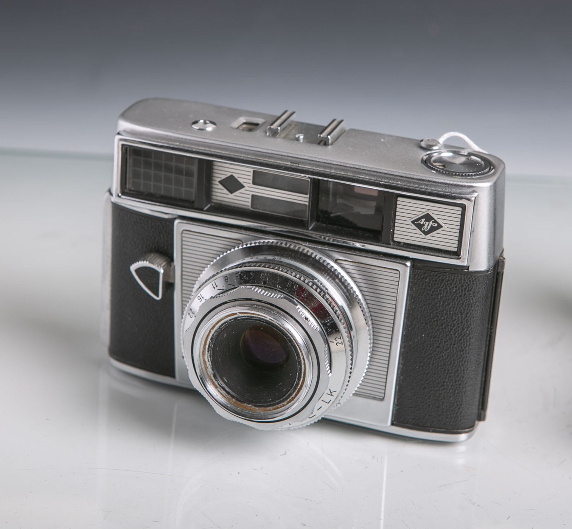 Agfa-Fotokamera "Super Silette-LK" (Baujahr 1959/60, Deutschland), Kleinbildkamera,Gehäuse-Nr. GX