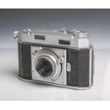 Agfa-Fotokamera "Karat 36", Synchro-Compur, Objektiv Solinar, 1:2,8/50.