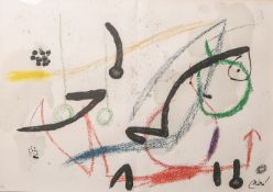 Miró, Joan (1893-1983), "Frühlingszauber" (wohl 1975), Farblithographie, in der Platteunten rechts