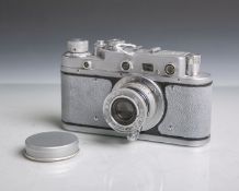 "Zorki C (S)"-Fotokamera (Russland, Baujahr 1955-58), Objektiv 1:3,5/5 cm.