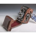 Rolleiflex-Mittelformatkamera (Deutschland), Franke u. Heidecke Germany, Synchro-Compur,DBP, 3,5