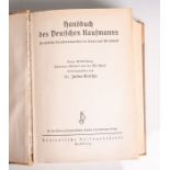 Greifzu, Julius Dr. (Hrsg.), "Handbuch des Deutschen Kaufmanns-Praktische Kaufmannsarbeitin Staat