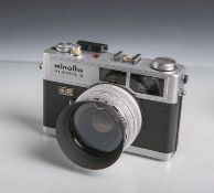 Minolta-Fotokamera "Hi-Matic E" (Japan), Gehäuse-Nr. 794619, Electro Control, ObjektivMinolta,