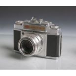 Agfa-Fotokamera "Ambi Silette" (Deutschland, wohl 1957), Gehäuse-Nr. Mz 5434,Synchro-Compur,