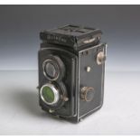 Rolleiflex-Mittelformatkamera (Deutschland), Franke u. Heidecke Braunschweig, Gehäuse-Nr.332021,