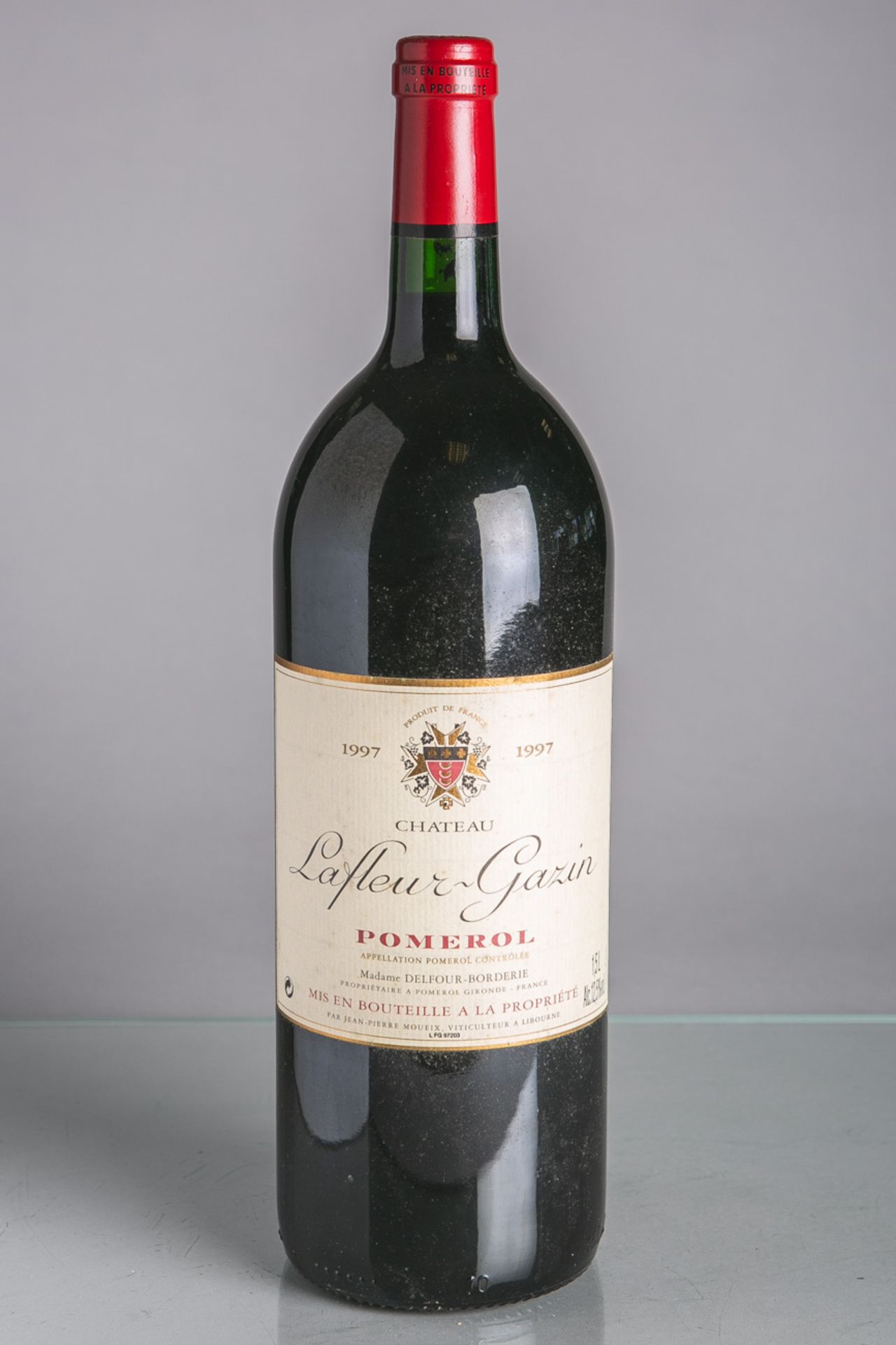 3 Flaschen von Chateau Lafleur Gazin, Pomerol Madame Delfour, Borderie (1997), je 1,5 L.Im