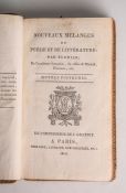 "Oeuvres Posthumes de Florian", Neue Poesiemischungen u. Literatur durch M. de Florian,Ausgabe in