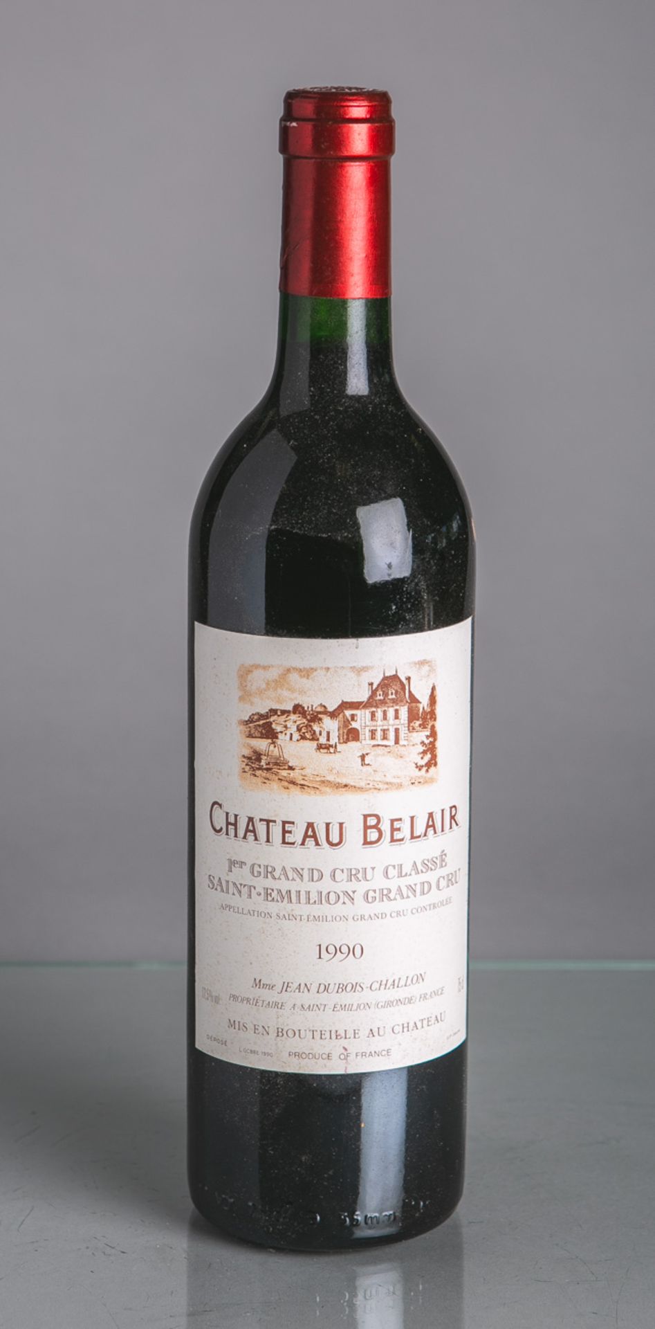 2 Flaschen von Chateau Belair, Dubois, Challon, St. Emilion (1990), Bordeaux, Grand CruClassé, je