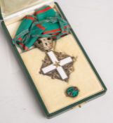 Verdienstorden der Italienischen Republik, 1. Klasse, Kommandeurskreuz, Silber vergoldetu. teils