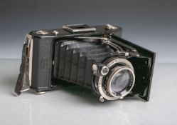 Zeiss Ikon-Klappkamera wohl "Ercona", Rahmensucher, Nr. 4107578, ObjektivNettar-Anastigmat, 1:3,5/