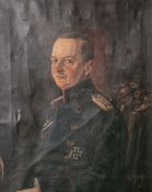 Morhain, Albert (1883 - 1953), Portrait eines preußischen Generals, Öl/Lw., re. u. sign.u. dat.