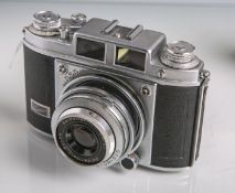 Balda-Fotokamera "Super Baldina" (Baujahr 1955, Deutschland), 35 mm-Kamera mit
