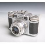 Braun-Fotokamera "Super Paxette" (Nürnberg), Objektiv Staeble-Kata, Nr. 548617, -E-,1:2,8/45.