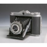 Agfa-Klappkamera "Isolette V" (Deutschland), Objektiv Agfa Agnar Nr. 709623, 1:4,5/85,Pronto.