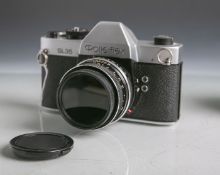 Rolleiflex-Fotokamera "SL 35" (Singapur), Gehäuse-Nr. wohl 25870, Objektiv Made by RolleiNr.