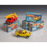 Konvolut von 4 versch. Matchbox-Autos, Mod. 13, 38, 57, 72 von 75, originalverpackt.Ungespielt.