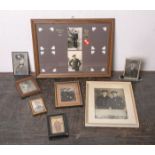 Konvolut von Fotoaufnahmen (2. WK), 8 Stück, Drittes Reich, überwiegend Marine,Portraitfotos (