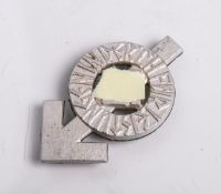 Leistungsabzeichen der HJ, Alu-Silber, Nr. 230652-M1/101. Nadel fehlt, minimale