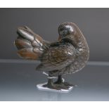 Unbekannter Künstler (wohl 19./20. Jahrhundert), Vogeldarstellung, Bronze, patiniert, H.