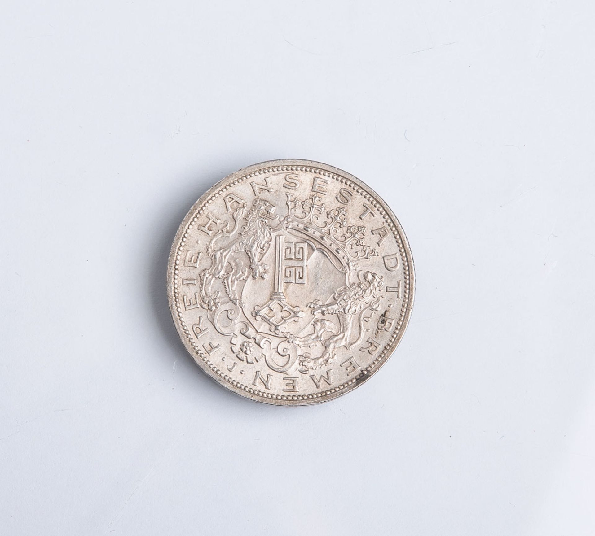 5 Mark-Münze "Freie Hansestadt Bremen" (Deutsches Reich, 1906), Silber, Münzprägestätte: