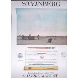 Ausstellungsplakat "Steinberg", 18 octobre/15 novembre 1973, Galerie Maeght, ca. 77 x 58