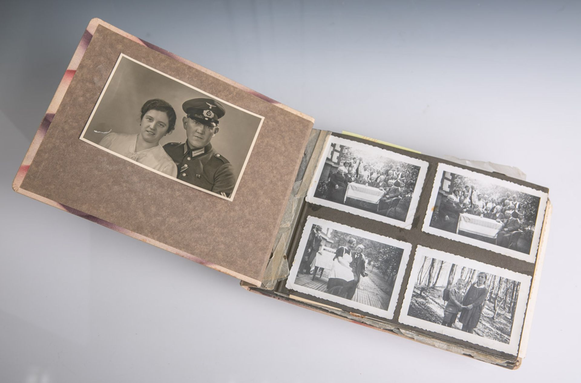 Privates Fotoalbum (2. WK), Drittes Reich, teils private Aufnahmen, großteils militärische