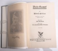 Hitler, Adolf, "Mein Kampf" (blaue Ausgabe von 1933), 72. Auflage, Verlag Franz Eher