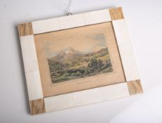 Kl. kolorierter Stahlstich "Berchtesgaden" (um 1900), Kunstverlag Max Swatschek, Salzburg,