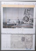 Christo (1935 - 2020), bez. "Wrapped Reichstag" (1992), Offsetdruck, unten rechts
