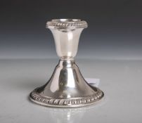 Kerzenhalter aus 925 Sterling Silber (Unterbodenbezeichnung Alvin, Sterling, S 41,