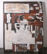 Jani (20./21. Jahrhundert), "Buildings", Acryl auf Leinwand, rechts unten signiert, ca.