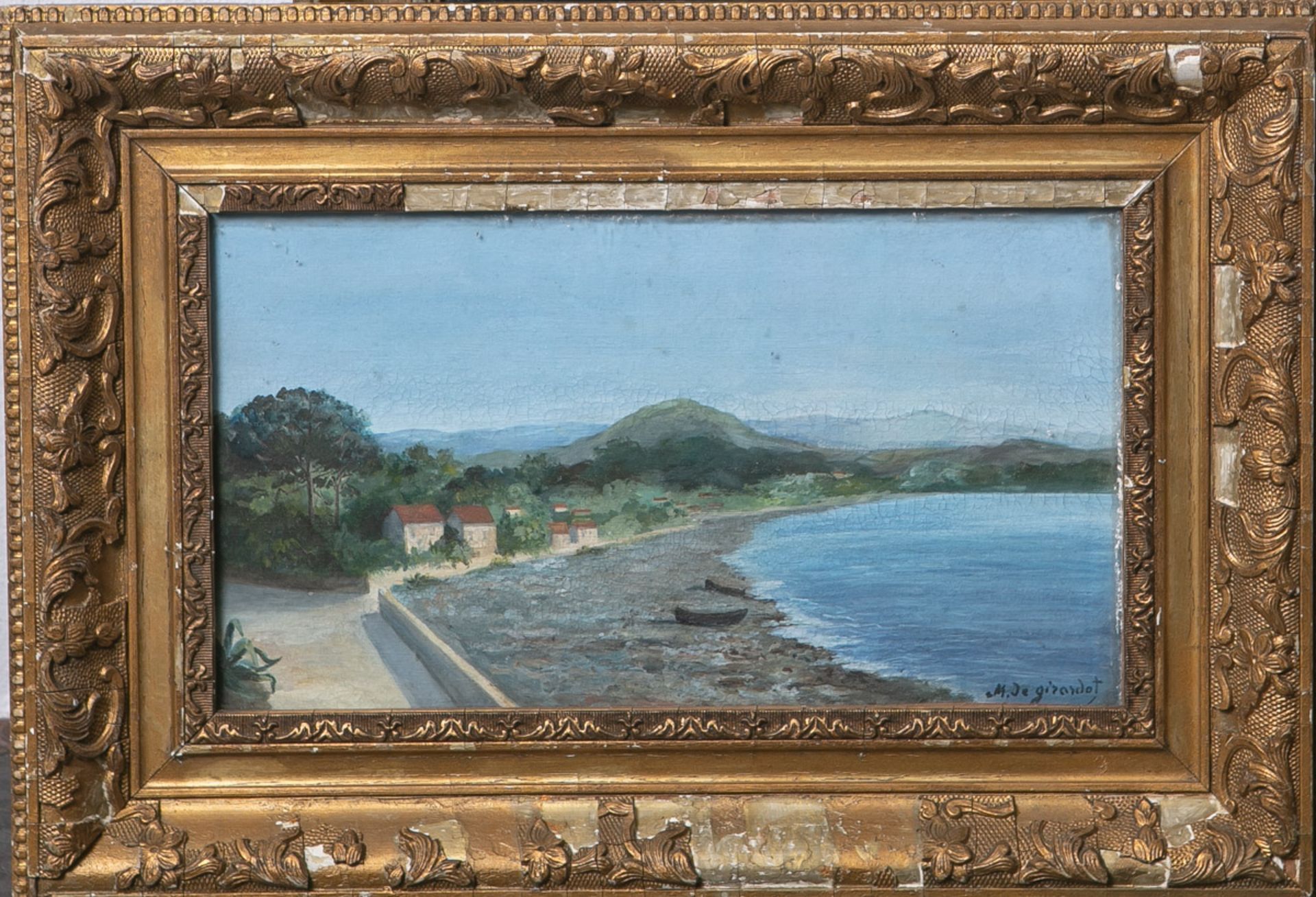 Girardot, M. Je. / wohl Girardot, Georges Marie Julien (1856 - 1914), südische Landschaft