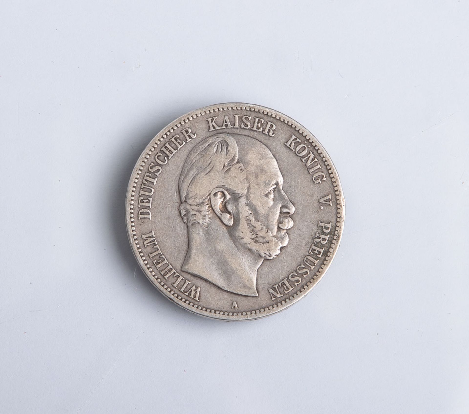 5 Mark-Münze "Wilhelm Deutscher Kaiser u. König von Preussen" (Deutsches Reich, 1874),