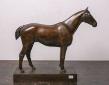 Krieger, Wilhelm (1877 - 1945), Bronze, Darstellung eines Hengstes (wohl 1920/30er Jahre),